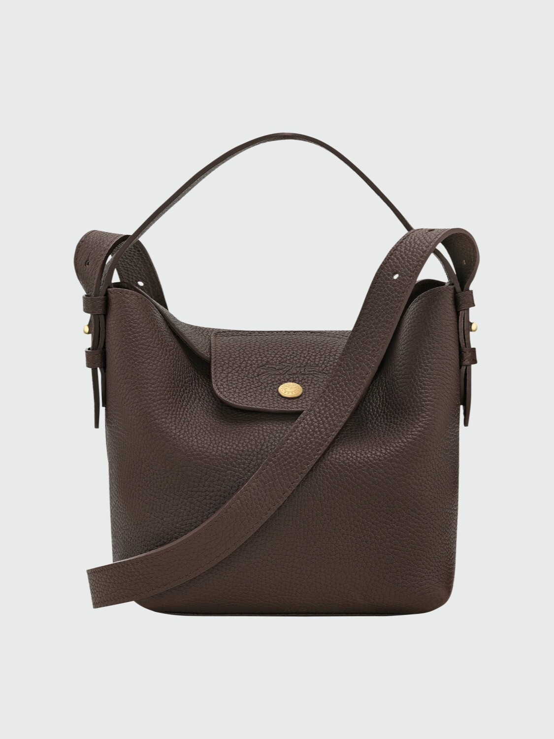 LONGCHAMP - LE CADENCE, CARTERA BUCKET S Negro Estampado