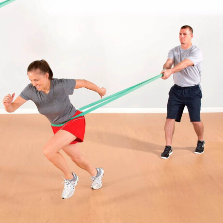 Super Band Profesional 45mm Entrenamiento Fitness Gym Verde