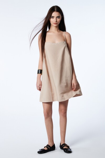 VESTIDO Beige