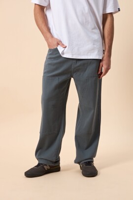 PANTALON DENIM BETO GRIS PLOMO