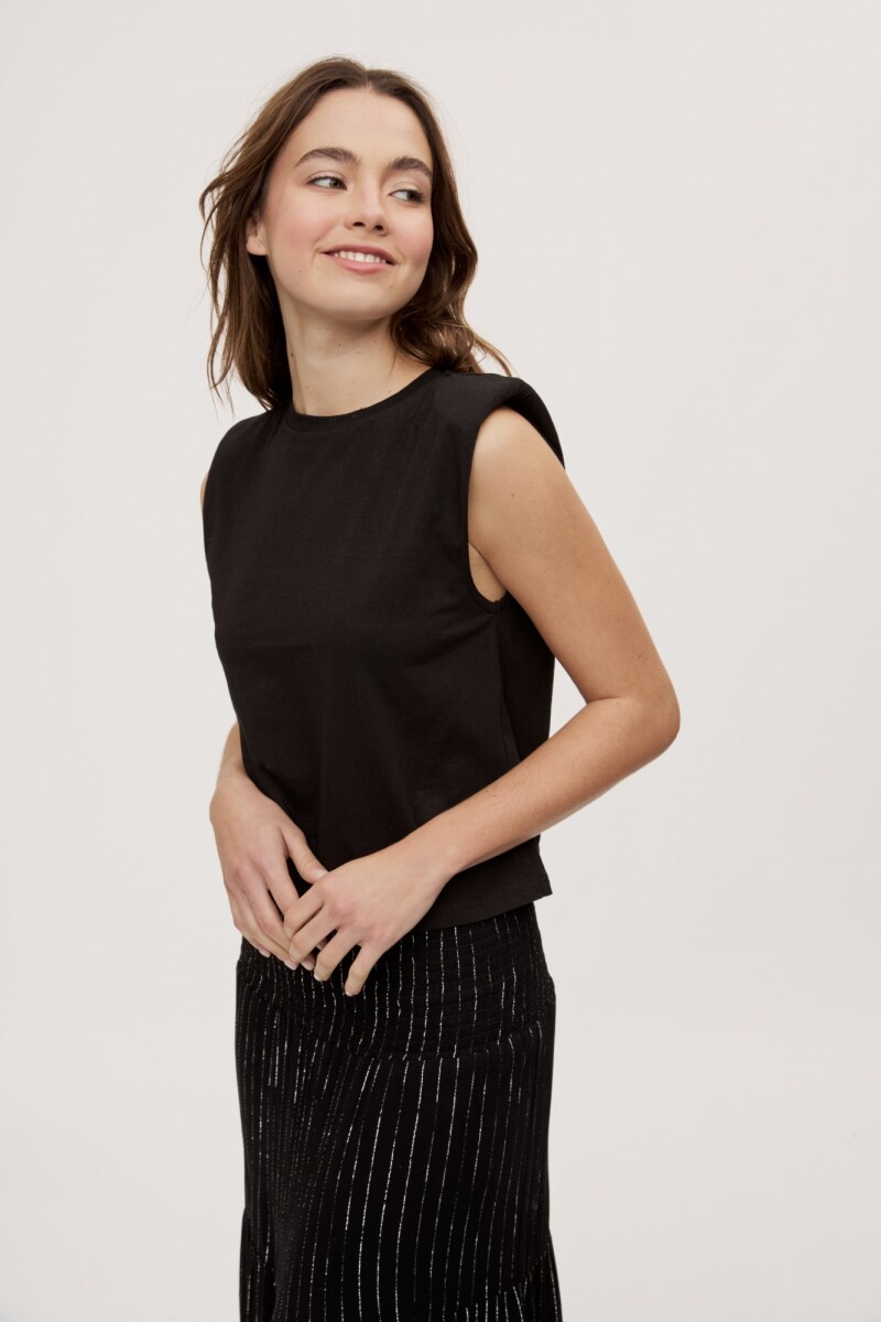 REMERA BOLDA Negro