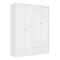 Placard Ropero Star 4 Puertas Con 2 Cajones 5912 BLANCO
