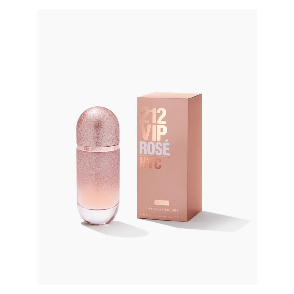 Cofre Carolina Herrera 212 Vip Rose Elixir + Body Lotion - 80ml + Body Lotion 