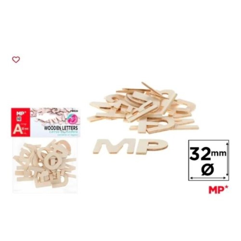 Letras Madera 32mm- Main paper Letras Madera 32mm- Main Paper