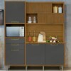 Mueble de cocina Kit Loft Gris 6 Puertas 2 cajones Mueble De Cocina Kit Loft Gris 6 Puertas 2 Cajones