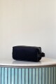 Necessaire chico en simil Pana Negro