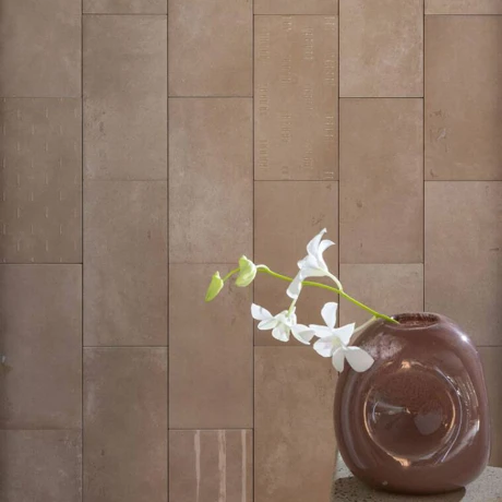 Ceramica Terracota Mate 10X20Cm Pared GAMAS DE MARRON
