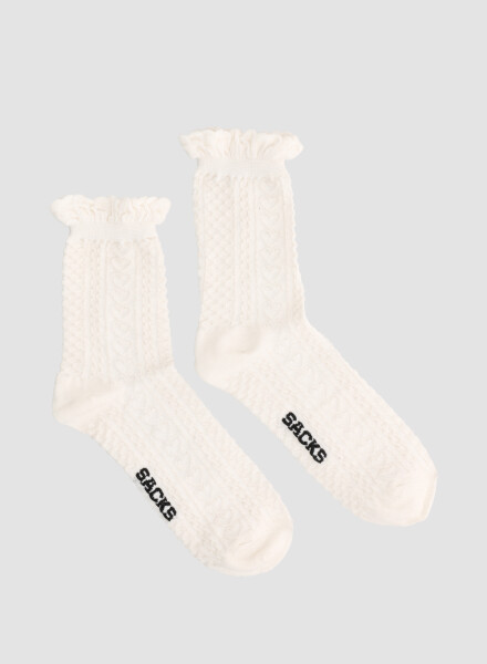 Medias damas clotilda Blanco