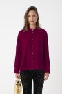 Camisa con bolsillos delantero Violeta