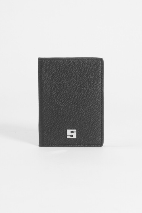 Cubre pasaporte negro