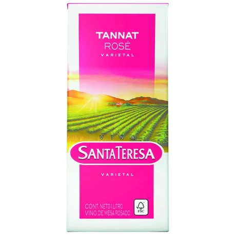 VINO SANTA TERESA VAR TETRA 1L.TANNAT ROSE VINO SANTA TERESA VAR TETRA 1L.TANNAT ROSE