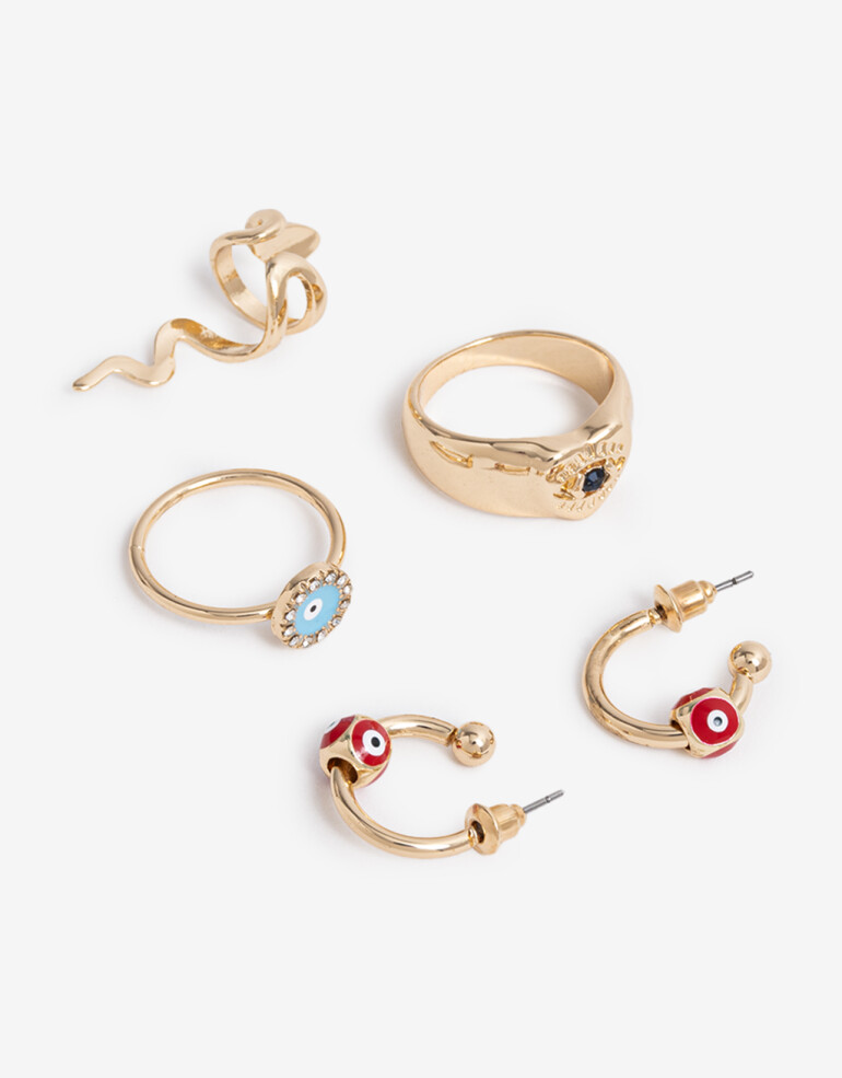 Bijouterie Set Lucky charm Bijouterie Set Lucky Charms - Combinacion Multicolor