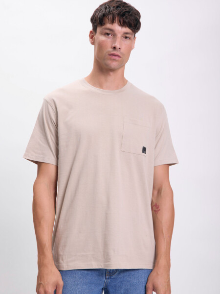 Remera manga corta bolsillo Verde