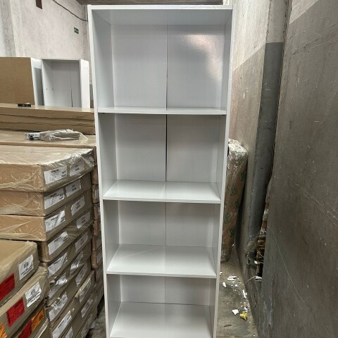 [OUTLET] Estanteria ANITA biblioteca multiuso con 4 Estantes 47,9 x 170 x 27,5 cm - Blanco [Solo retiro en el local] [OUTLET] Estanteria ANITA biblioteca multiuso con 4 Estantes 47,9 x 170 x 27,5 cm - Blanco [Solo retiro en el local]