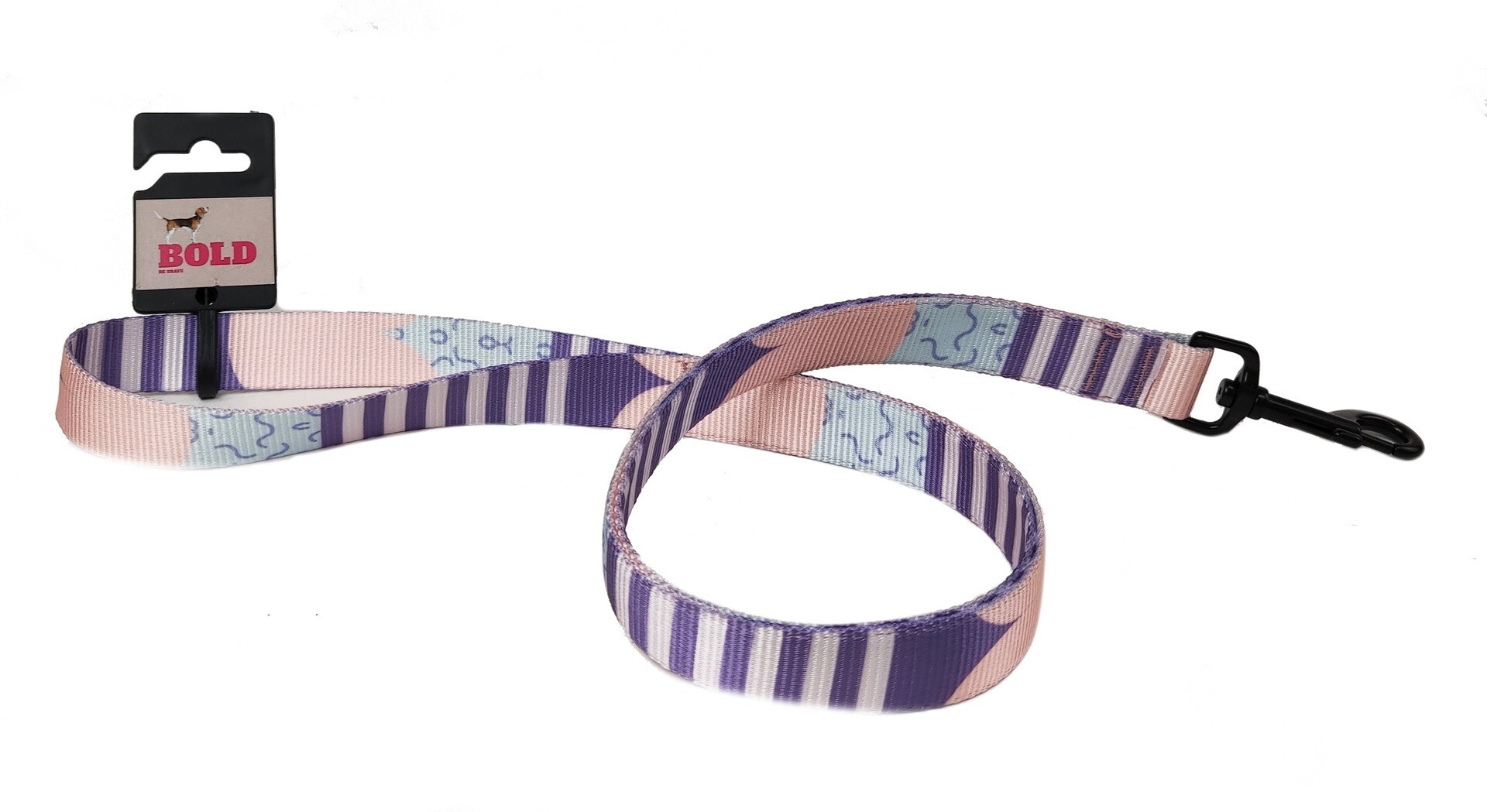 CORREA BOLD PURPLE ABSTRACT T-4 80X2,5CM 