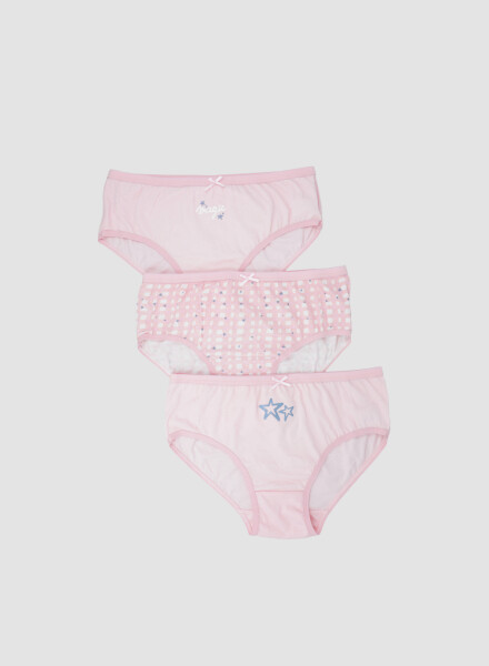 Pack x3 bombachas niña Pinky girl