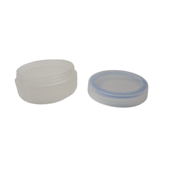 Frasco para crema celeste