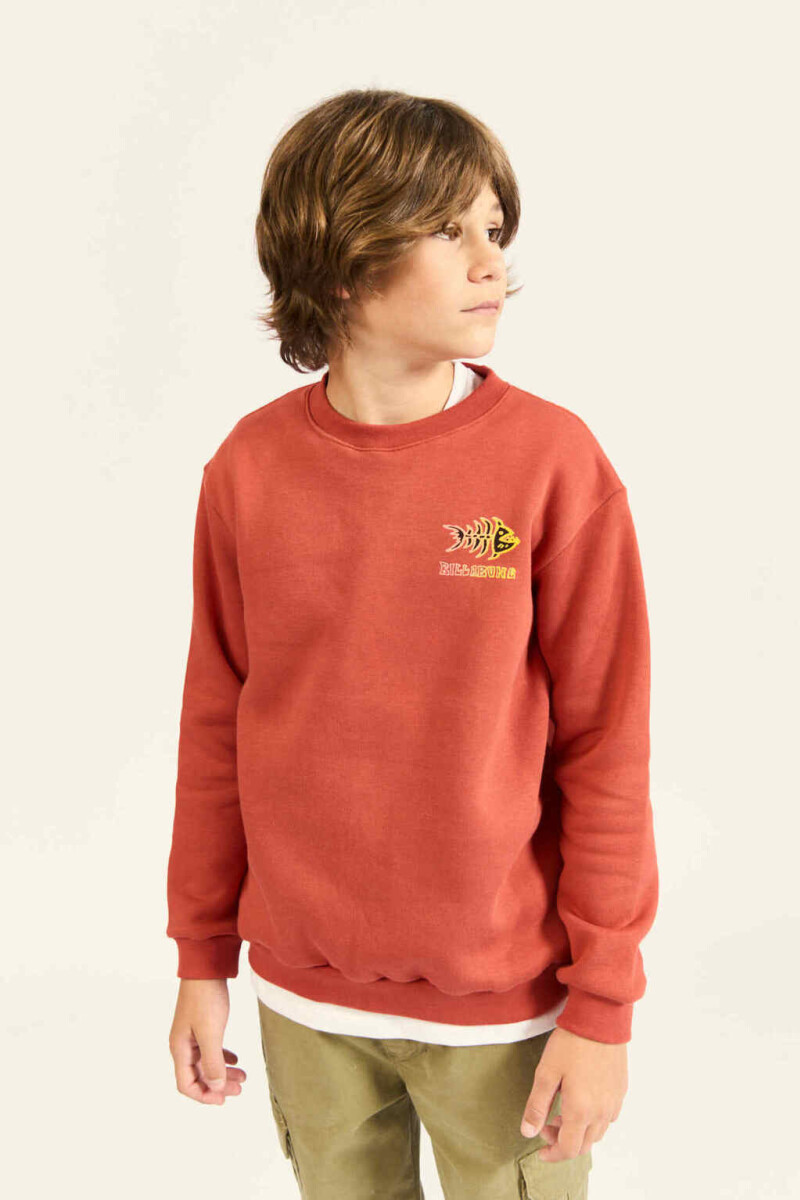 BUZO NEW SHARKY CREW BOYS K-rojo