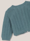 Chaqueta Punto Del Reves Verde