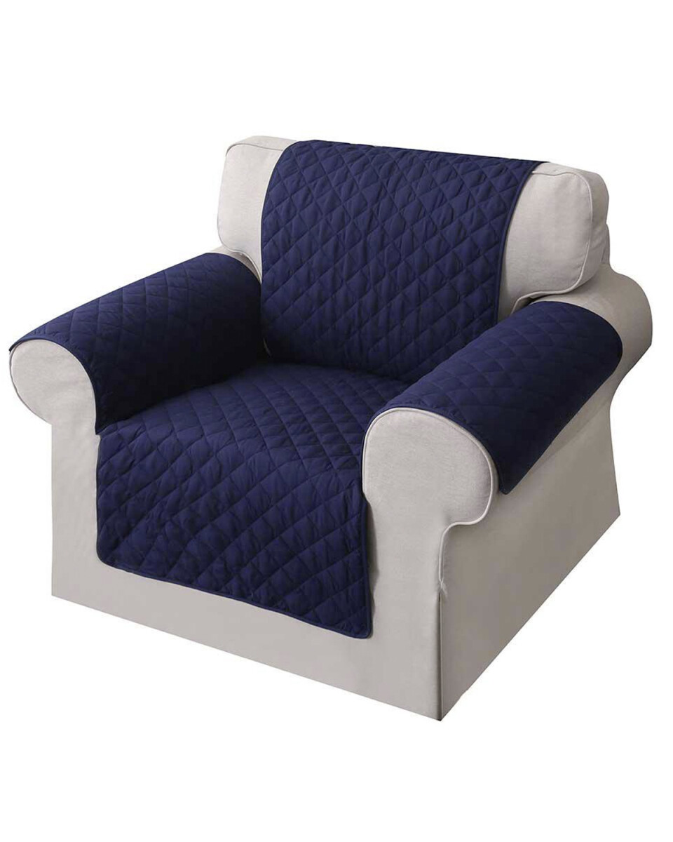 Cubre sofá de 1 cuerpo súper resistente - Azul 