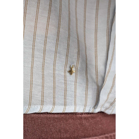 Camisa Rayada Celeste