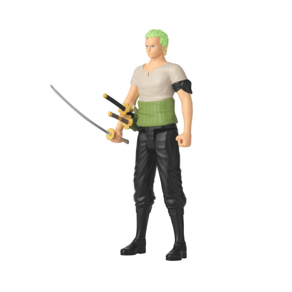 Anime Heroes Mega One Piece Zoro 30 cm Articulado Bandai BANDAI ANIME HEROES ONE PIECE FIGURA RORONOA ZORO 30 CM ARTICULADA