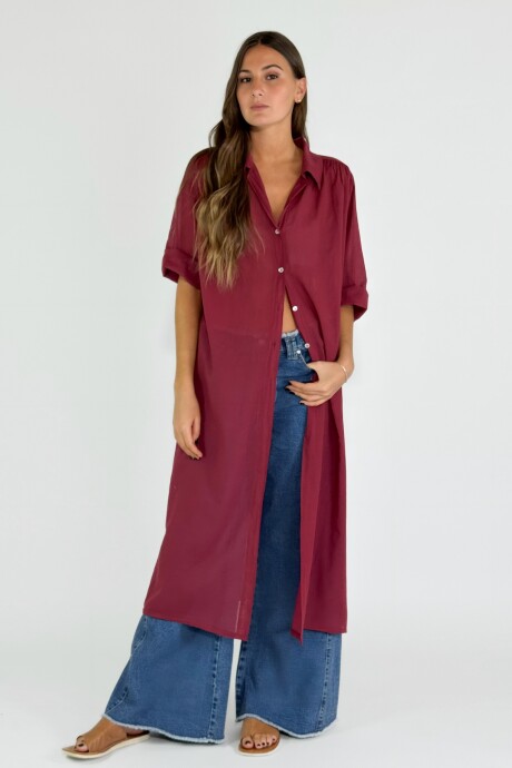 CAMISA PERUGIA Bordo
