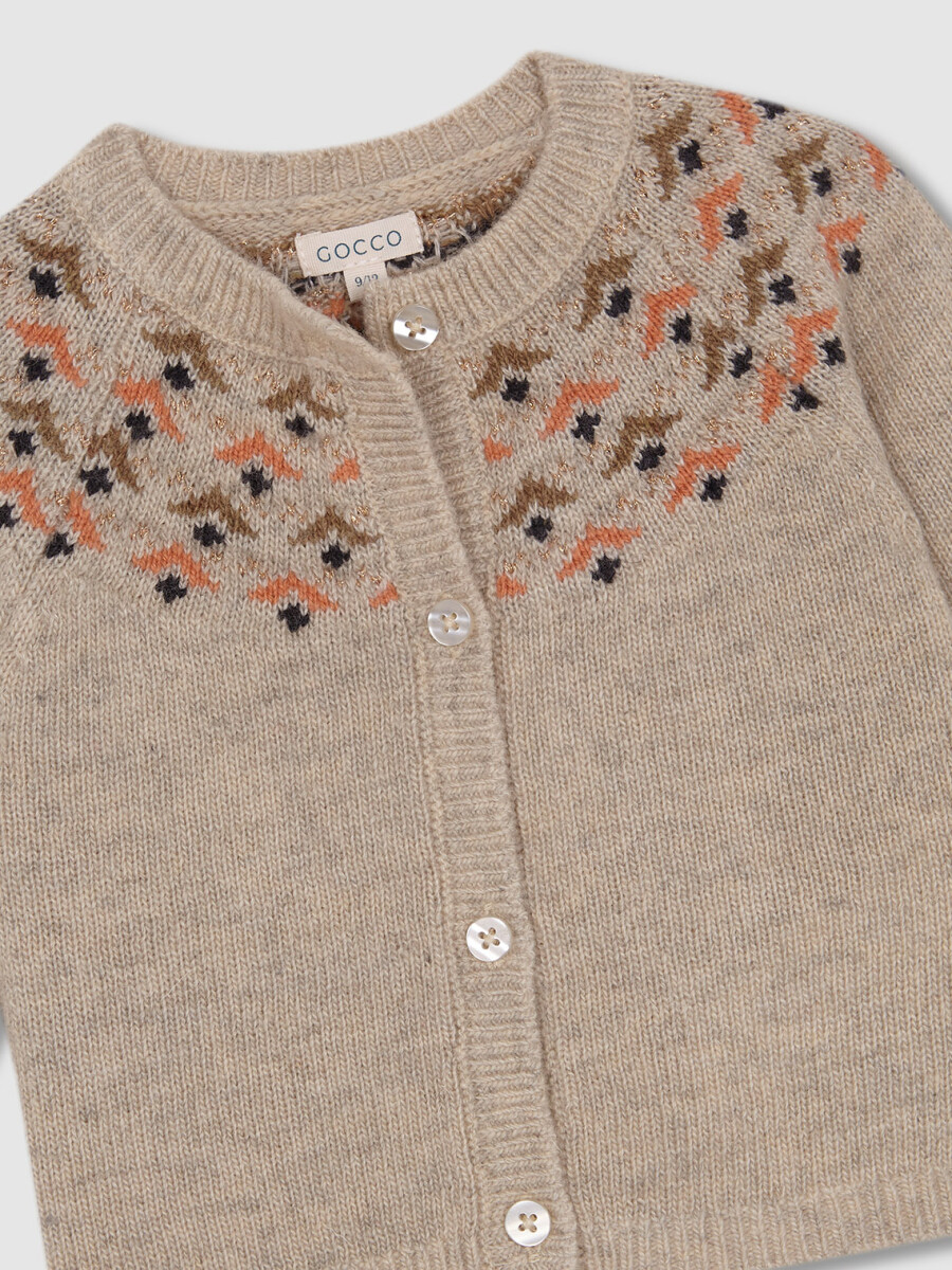 Chaqueta Con Greca Arena