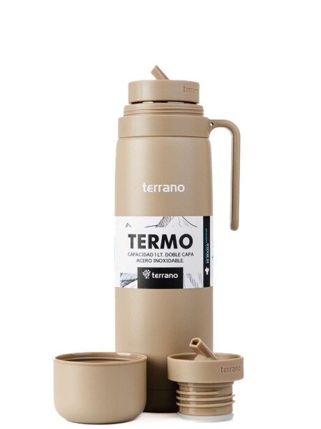 Termo con Manija Color Arena