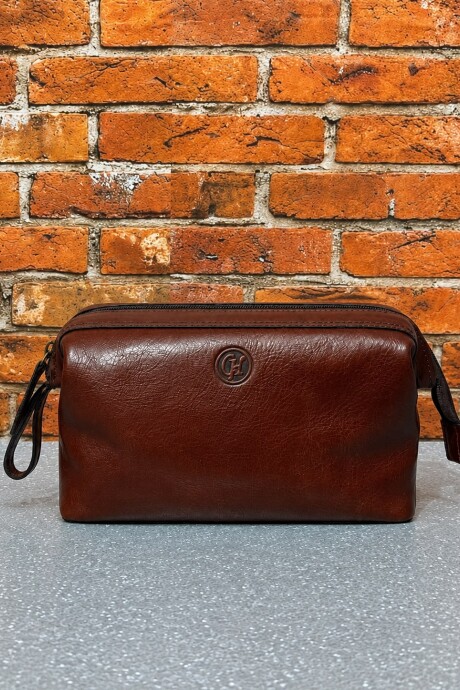 Necessaire Cuero Marron