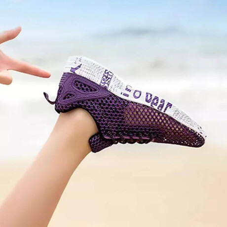 Calzado Deportivo Running Ventilados Para Adulto Violeta