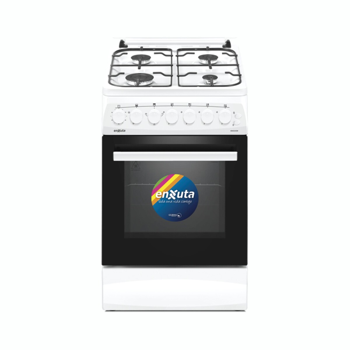 Cocina Supergas ENXUTA CENX5542W 4 Hornallas Grill Eléctrico 