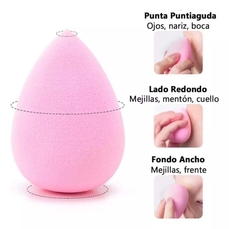 Set Maquillaje c/ Brochas Pinceles y Esponjas Difuminadoras Violeta