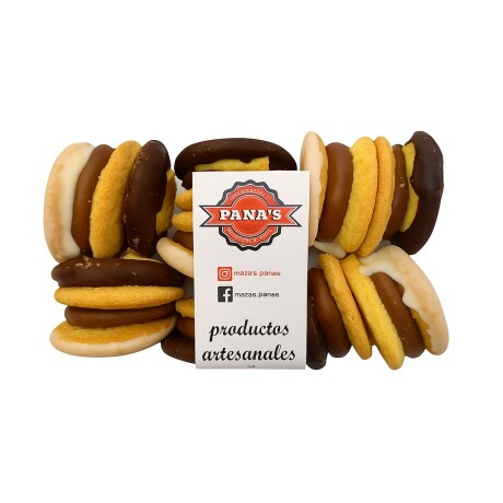 Pack Alfajores Panas de Chocolate y Chocolate Blanco 001