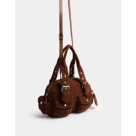 Cartera Cartera Bowling Multipocket Chocolate Marron Chocolate
