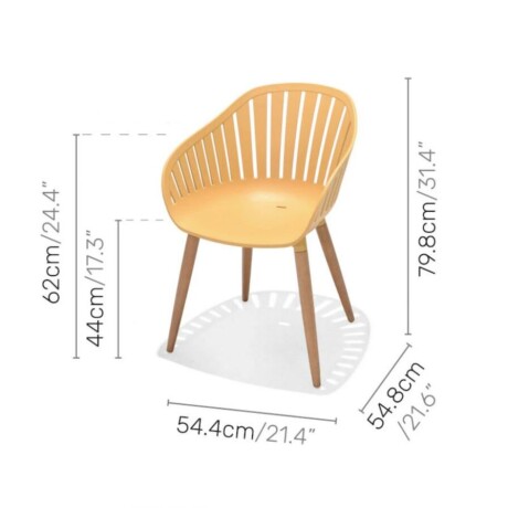 Silla De Patio Nassau Miel 4340 Silla De Patio Nassau Miel 4340