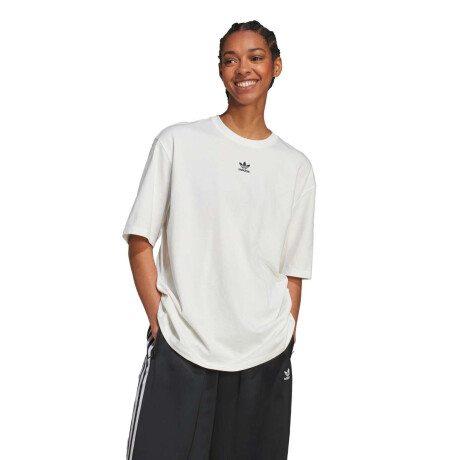 Remera Essentials Boyfriend Tee de Mujer Blanco