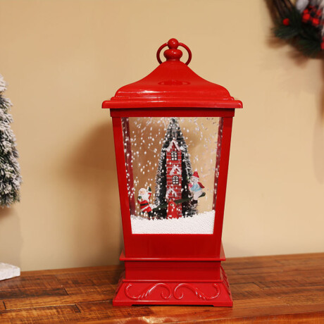 Farol Navideño Gigante Rojo