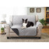 Cubre Sofá Sillón Protector Reversible 3 Cuerpos Cobertor Variante Color Gris
