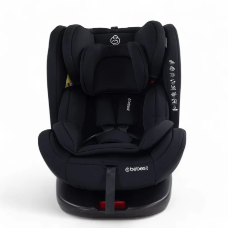 Bebesit Saturn 360 0 a 36 kg Isofix Negro Bebesit Saturn 360 0 a 36 kg Isofix Negro