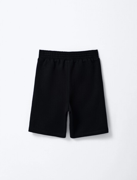 BERMUDA BÁSICA INFANTIL NEGRO