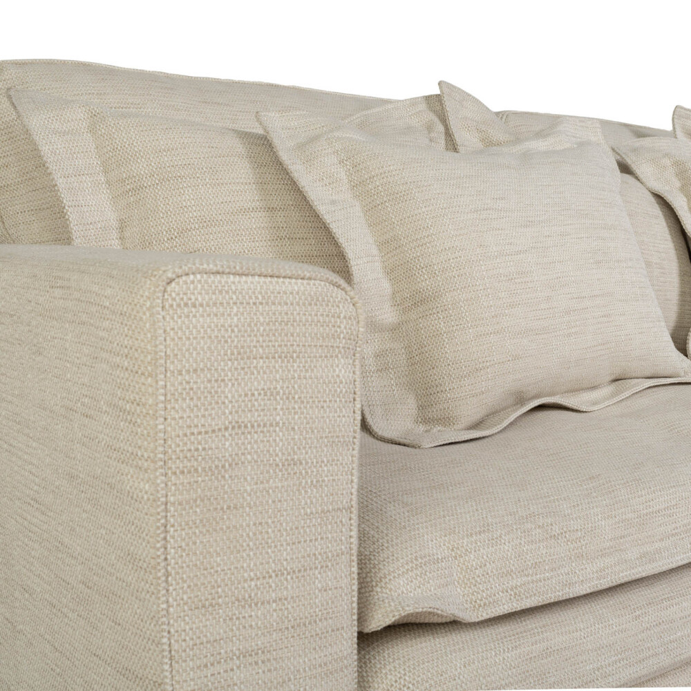 SOFÁ 3 CUERPOS TELA-PREMIUM NATURAL-BEIGE LAZY BEIGE