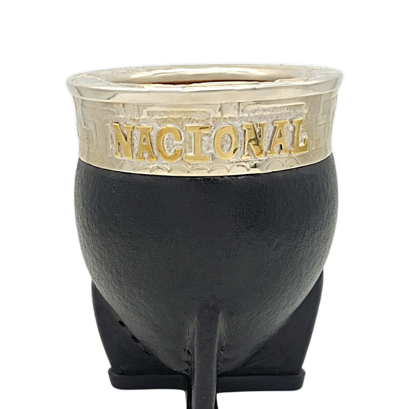 MATE IMPERIAL NACIONAL - ALPACA Y BRONCE - MTIM55 Negrouniforme