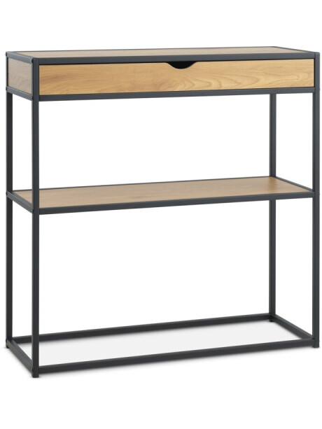 Mesa consola TRAPPEDAL 30x80 roble/negro Mesa consola TRAPPEDAL 30x80 roble/negro