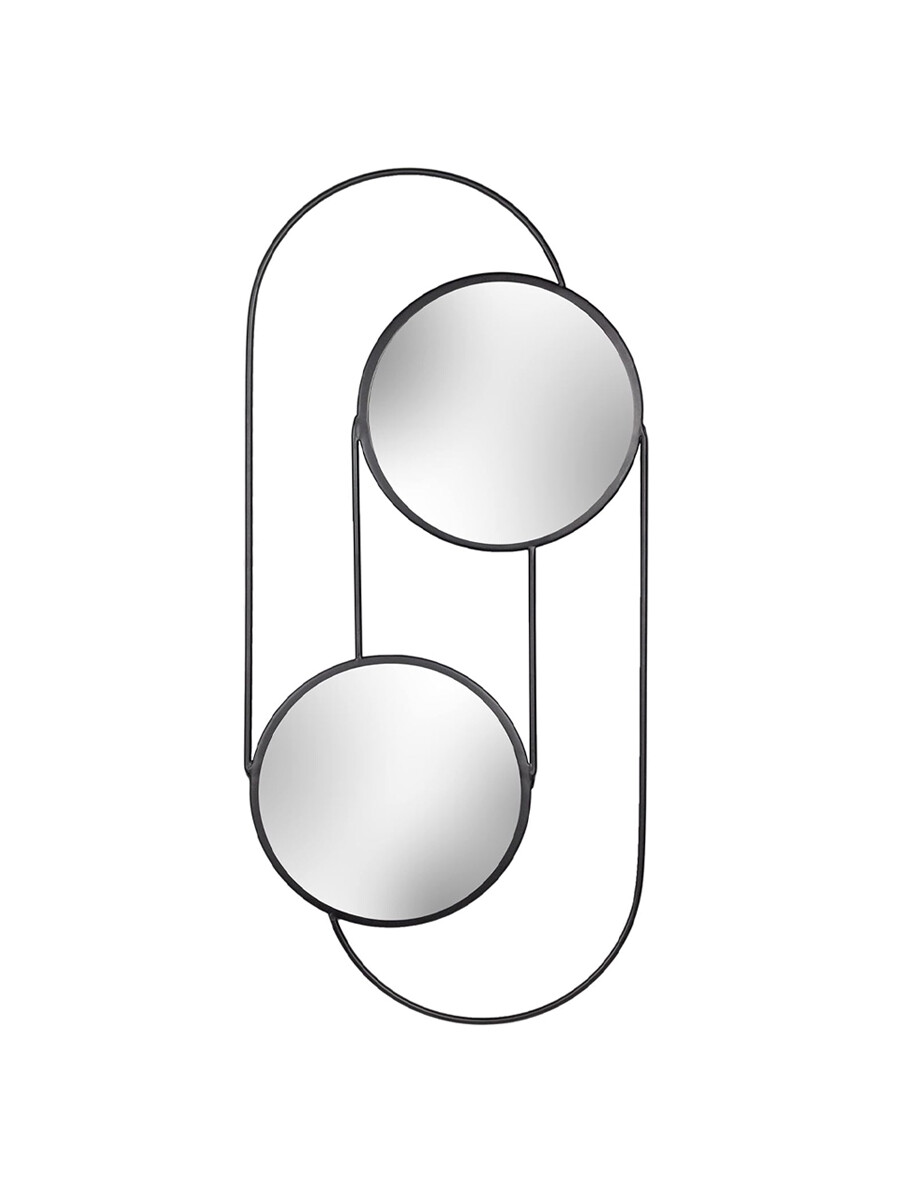 ESPEJO DE PARED ODDA - NEGRO 