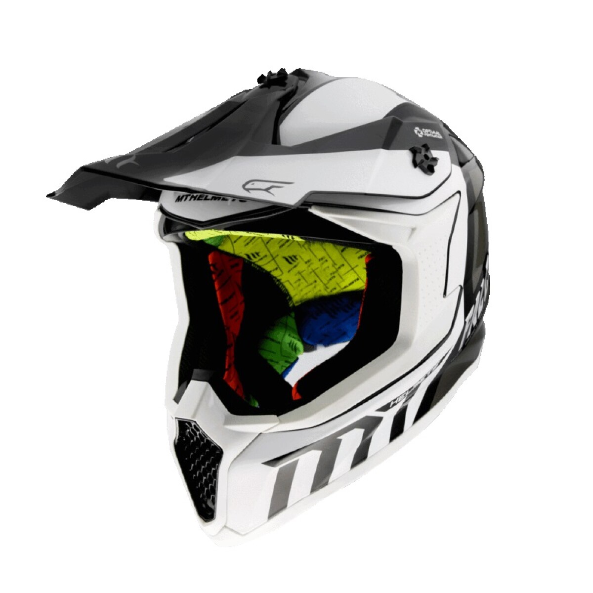 Casco MT Falcon Warrior - Blanco 