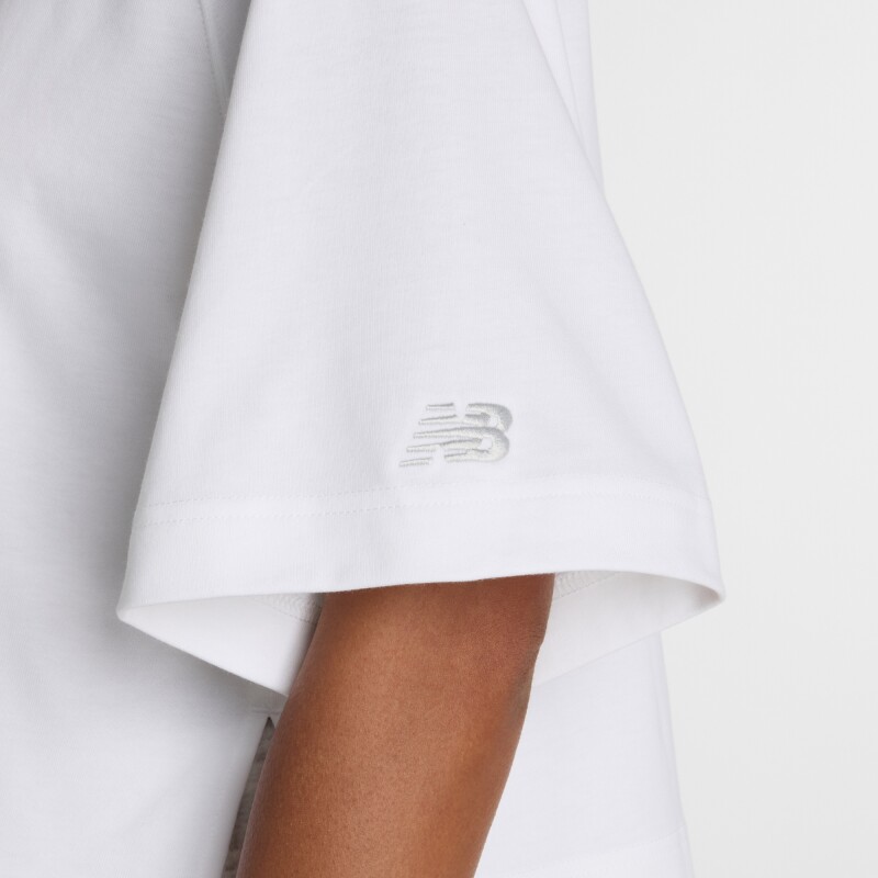 Remera New Balance de Dama - - WT6140AEWT WHITE