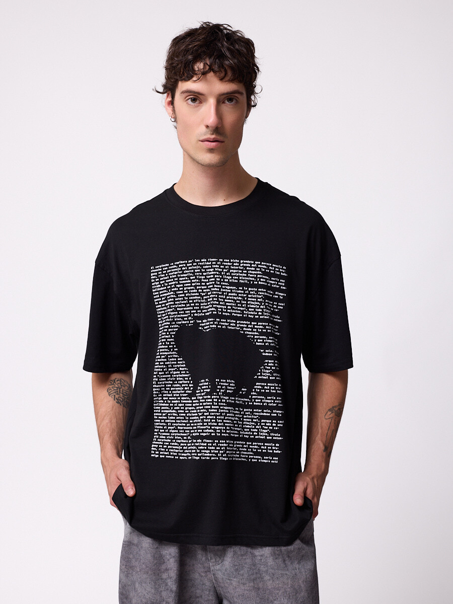 T-SHIRT BALOT DIXIE Negro