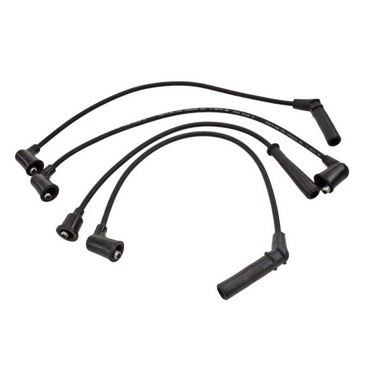 CABLE BUJIA DAEWOO JGO. SPARK 800CC MATIZ 3 CILINDROS - 