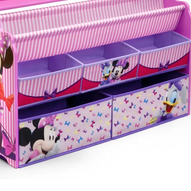 Baúl Organizador Disney De Libros y Juguetes Minnie Mouse